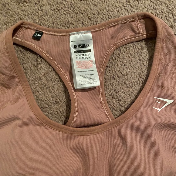 Gymshark Studio Sports Bra - Washed Light Pink - Picture 4 of 4